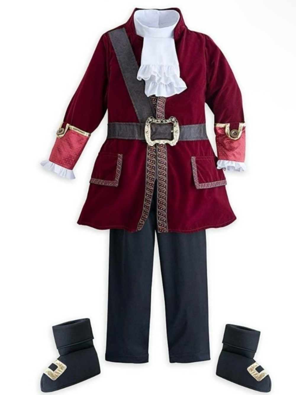 RARE! NWT DISNEY CAPTAIN HOOK Costume! Disney store!
Peter Pan/ Pirate NEW TAGS! - Picture 2 of 8